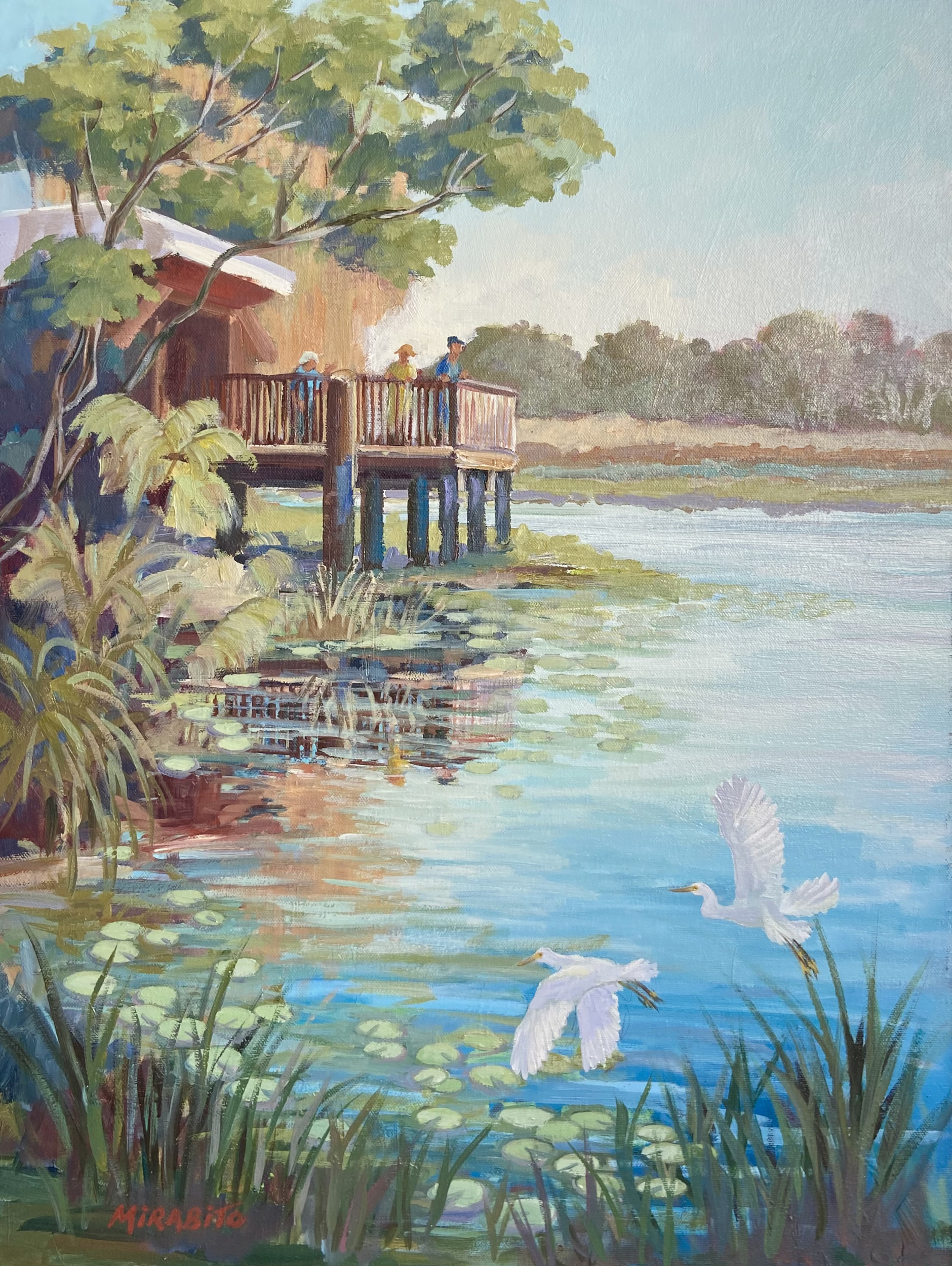 painted on Location in Loxahatchee Park